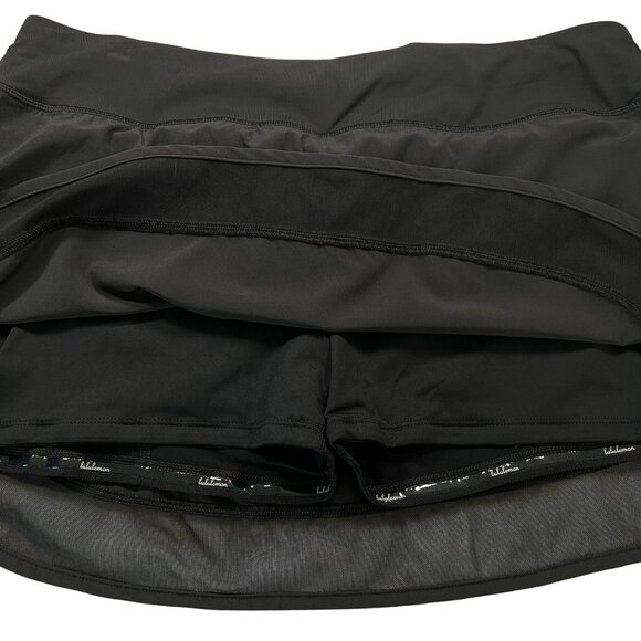 Lululemon Hotty Hot Skirt in Black Size 10 NEW! Run Running Skirt - Picture 9 of 15